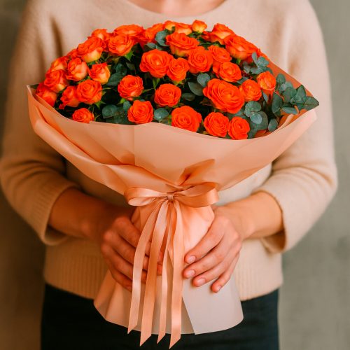 Букет «Огненный шарм»