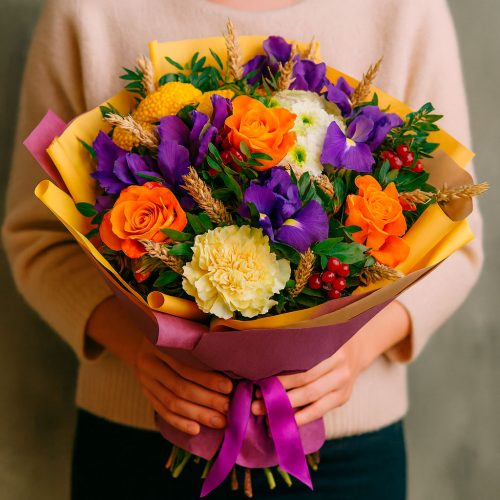 Букет цветов «Весенний Карнавал»