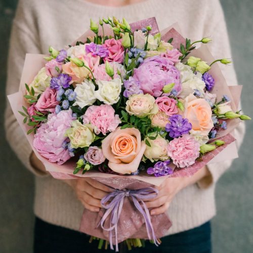 Цветочный букет «Радужная мечта»