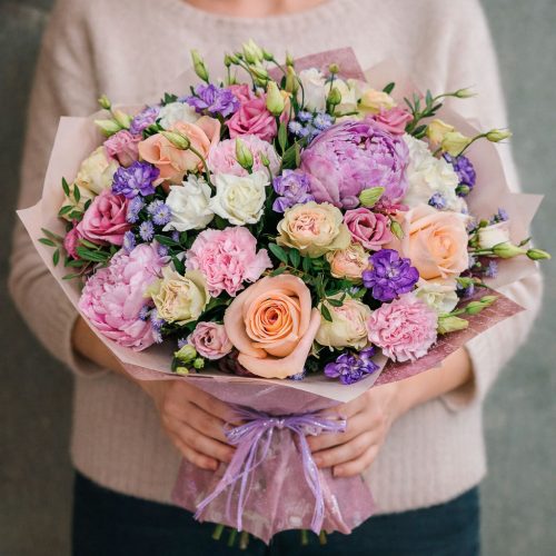 Цветочный букет «Сиреневый сон»