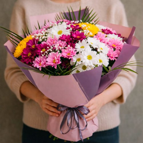 Цветочный букет «Весенний венок»